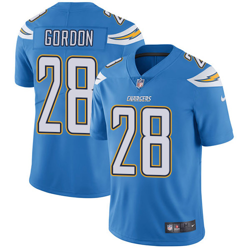 Nike Chargers #28 Melvin Gordon Electric Blue Alternate Men's Stitched NFL Vapor Untouchable Limited Jersey